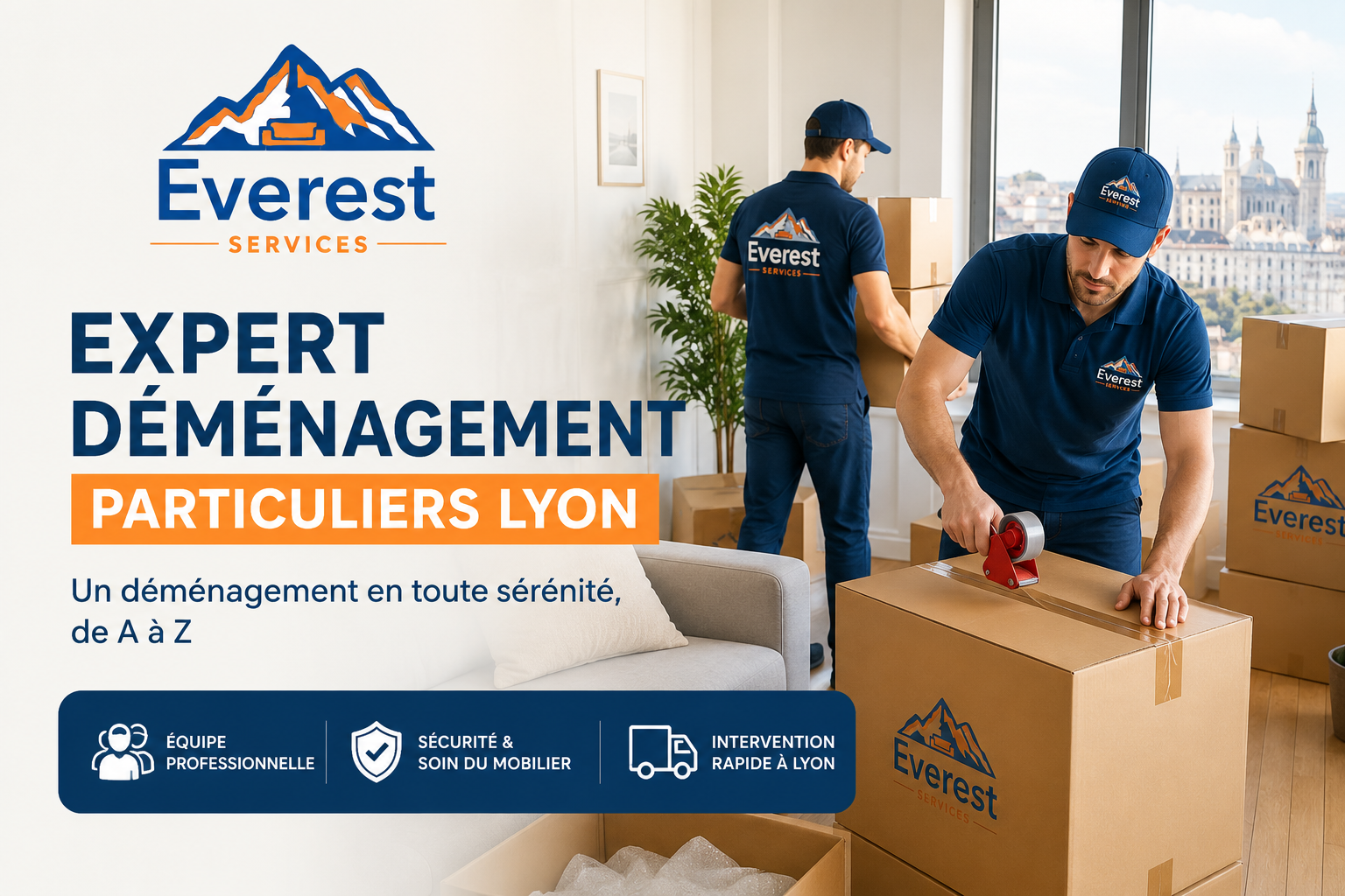 expert en déménagements particuliers à Lyon